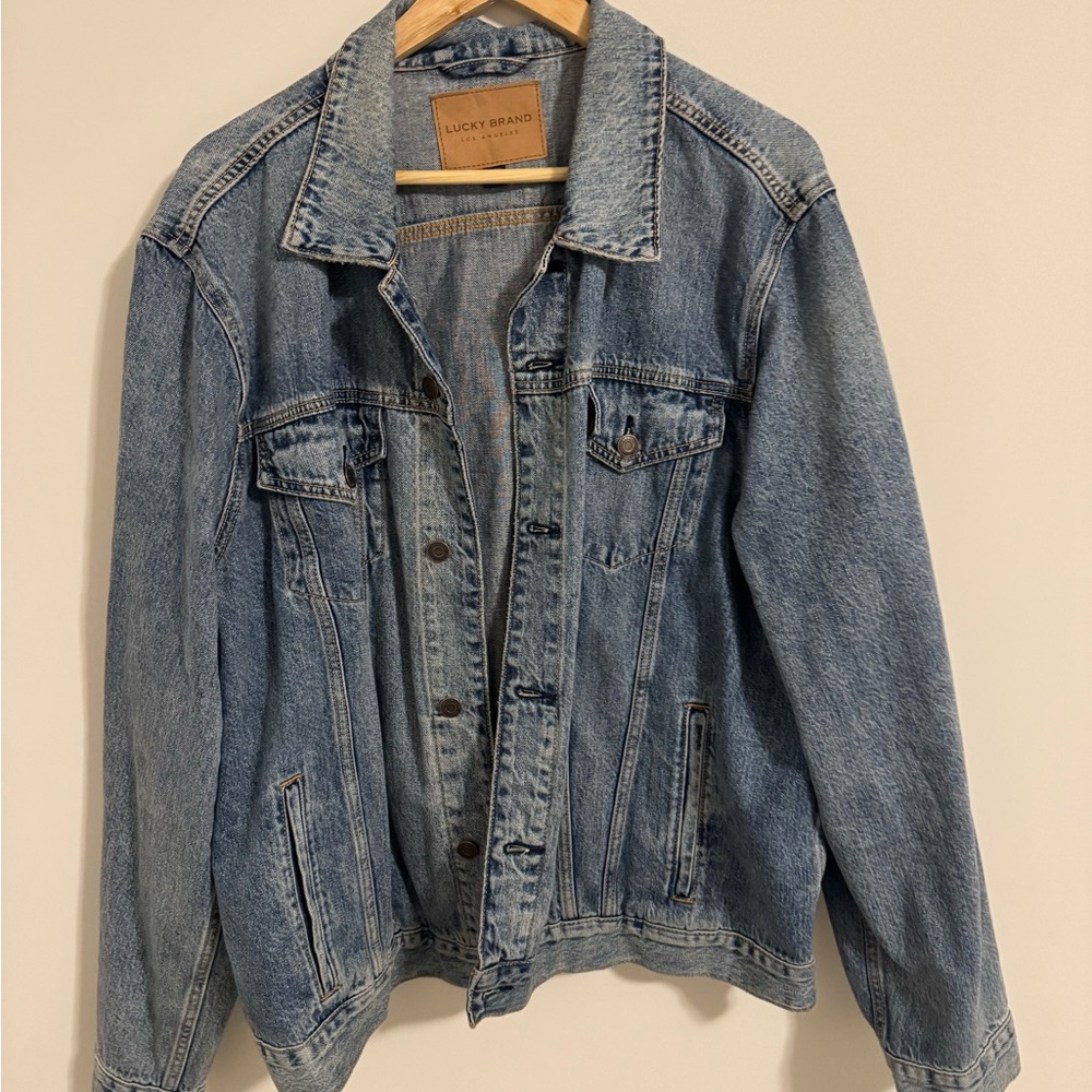 Lucky Brand Men's Classic Blue Denim Jacket